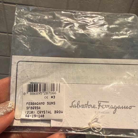 Salvatore Ferragamo Dark Brown Sunglasses - Picture 12 of 12